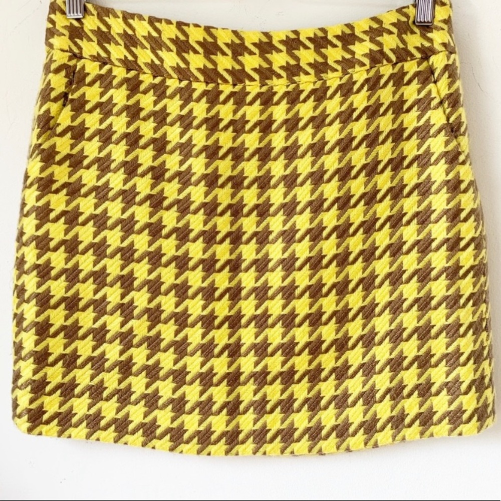The Limited | Houndstooth Print Mini Skirt 4
